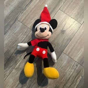 Mickey Mouse Christmas Santa Hat Kohl’s Cares Stuffed Toy Animal Plush